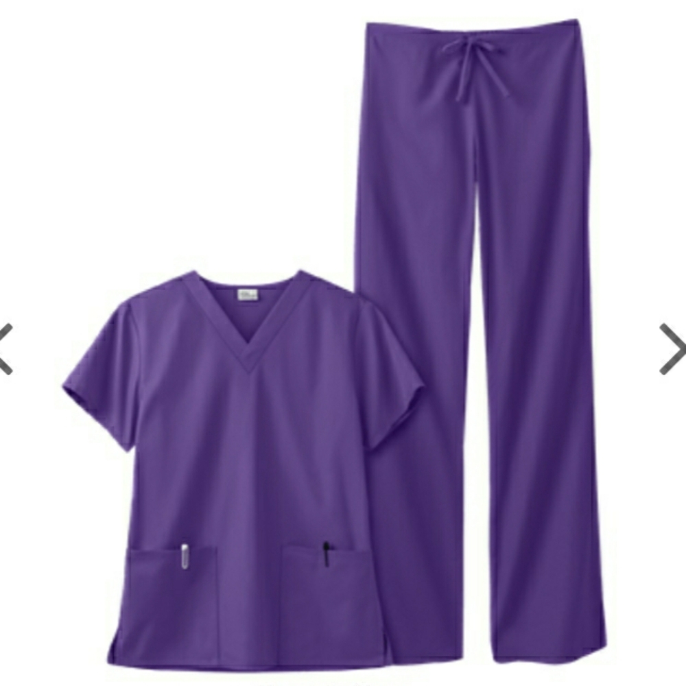 Womens 2pc scrub set